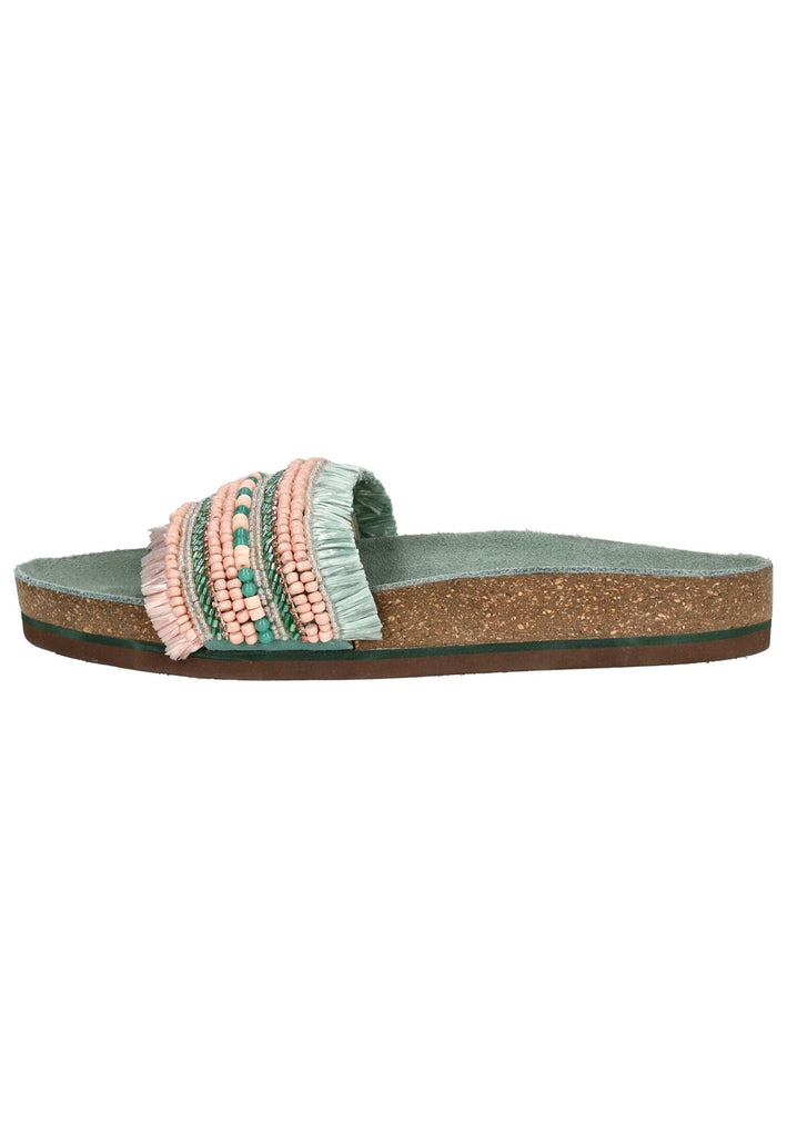 Lazamani Pantoletten Leder Sage - surf4shoes