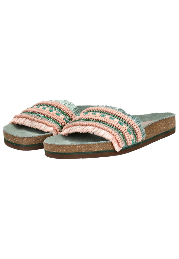 Lazamani Pantoletten Leder Sage - surf4shoes