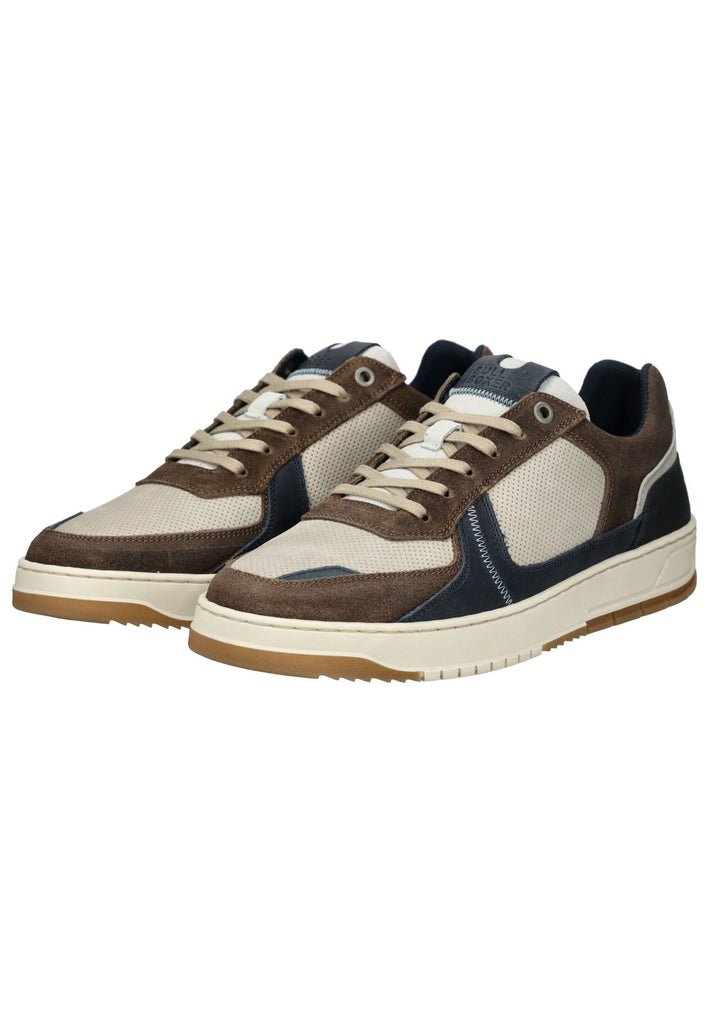 Bullboxer Sneaker Leder Grau/Braun - surf4shoes