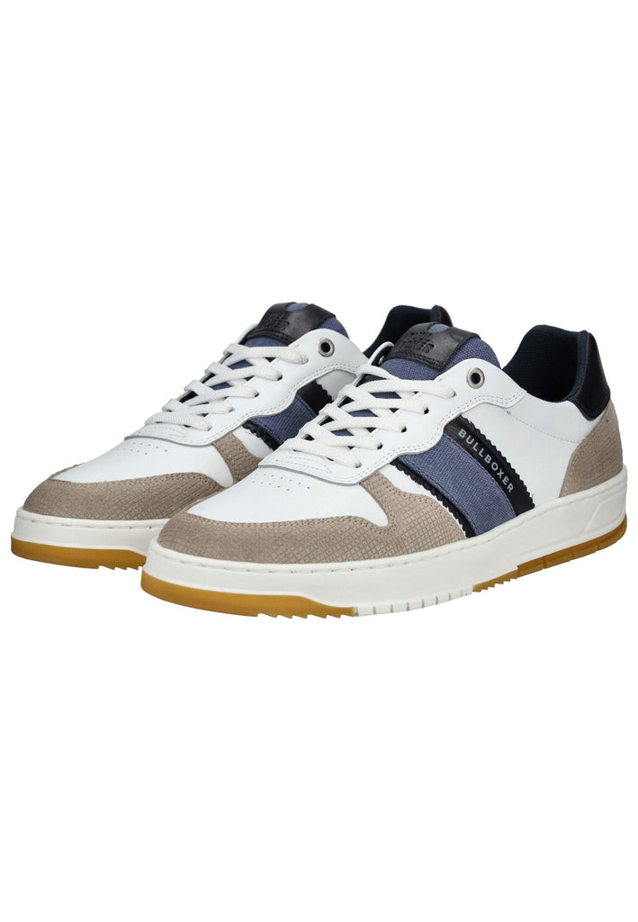 Bullboxer Sneaker Leder Grau/Weiß - surf4shoes