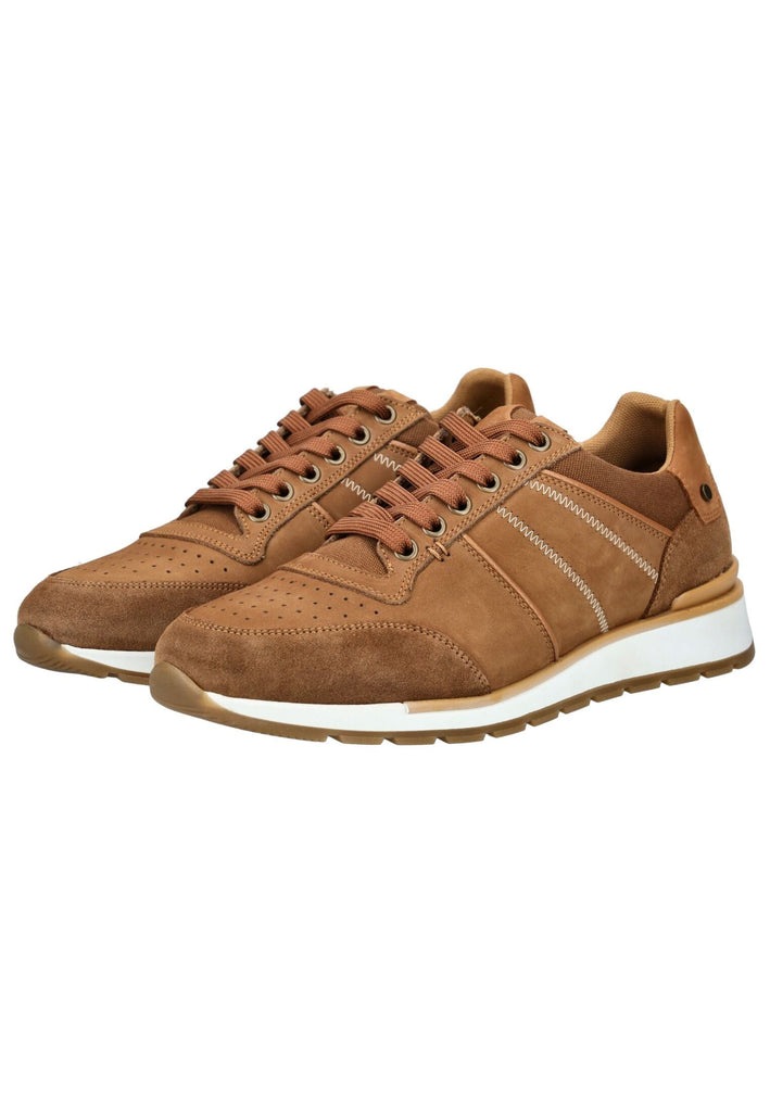 Bullboxer Sneaker Leder/Textil Cognac - surf4shoes