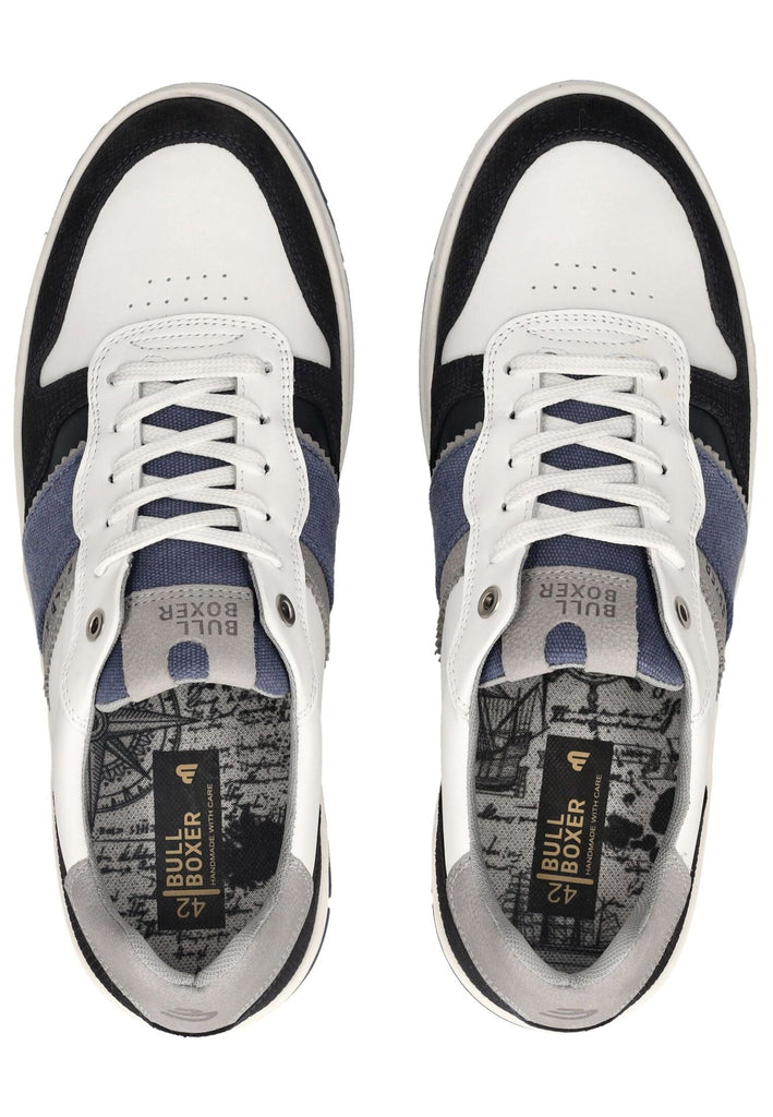 Bullboxer Sneaker Leder Navy/Weiß - surf4shoes