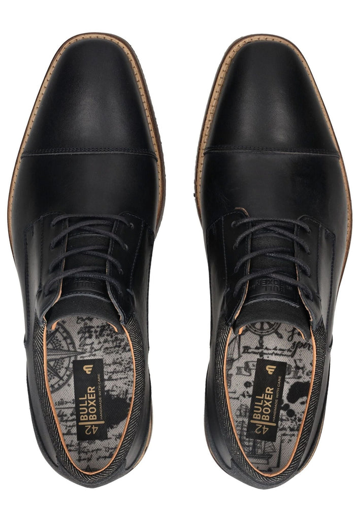 Bullboxer Businessschuhe Leder Navy - surf4shoes