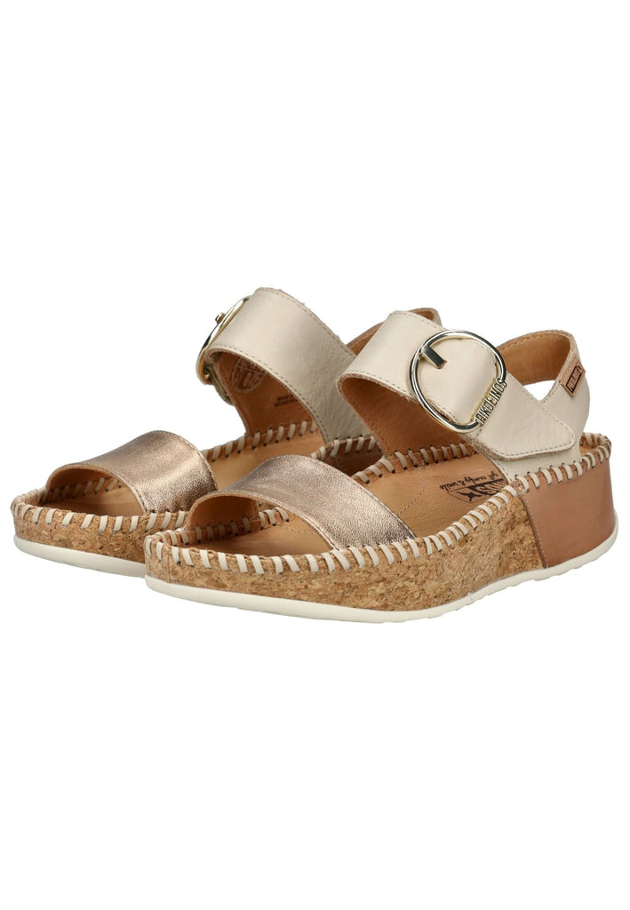 Pikolinos Sandalen Leder Champagne - surf4shoes