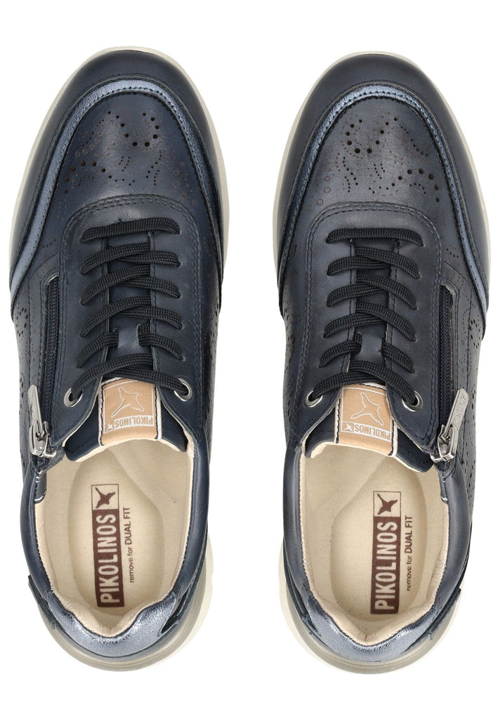 Pikolinos Sneaker Leder/Textil Blau - surf4shoes