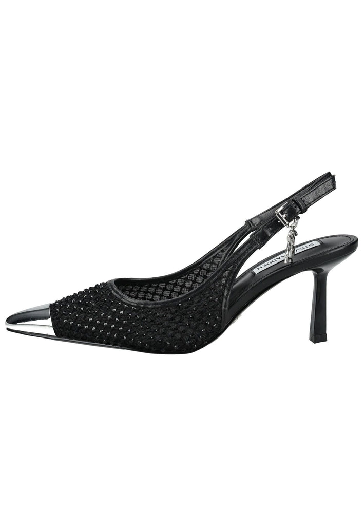 Steve Madden Pumps Synthetik/Textil Schwarz - surf4shoes