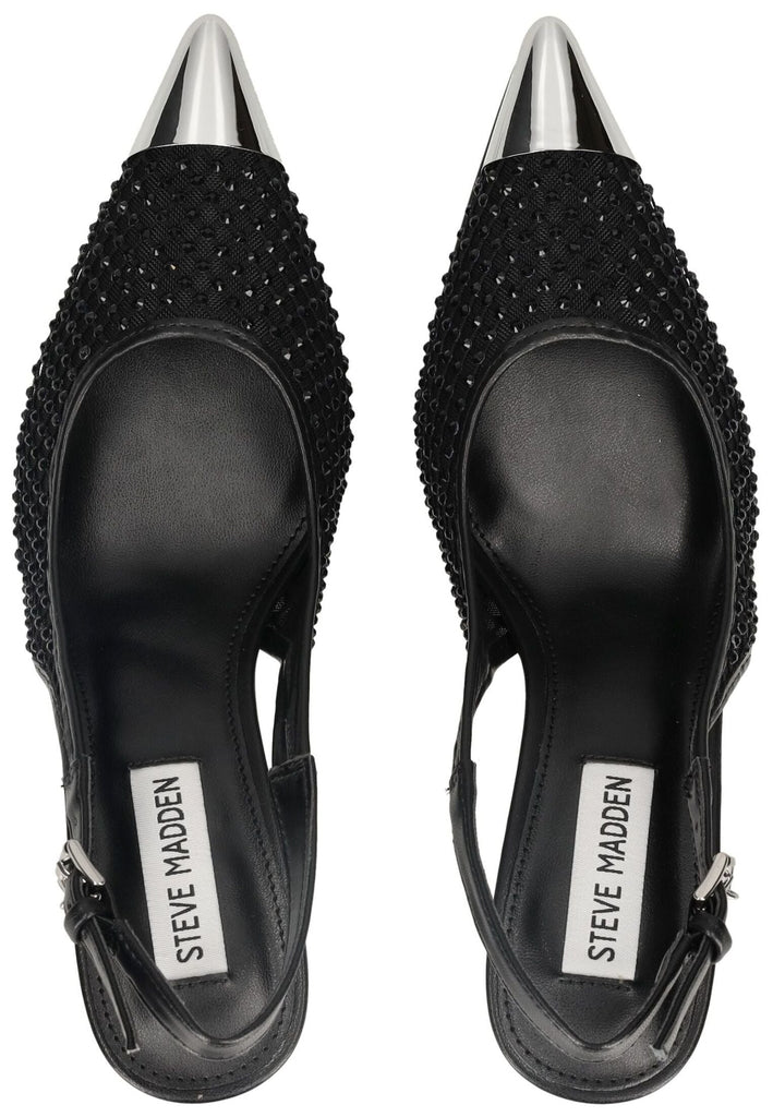 Steve Madden Pumps Synthetik/Textil Schwarz - surf4shoes