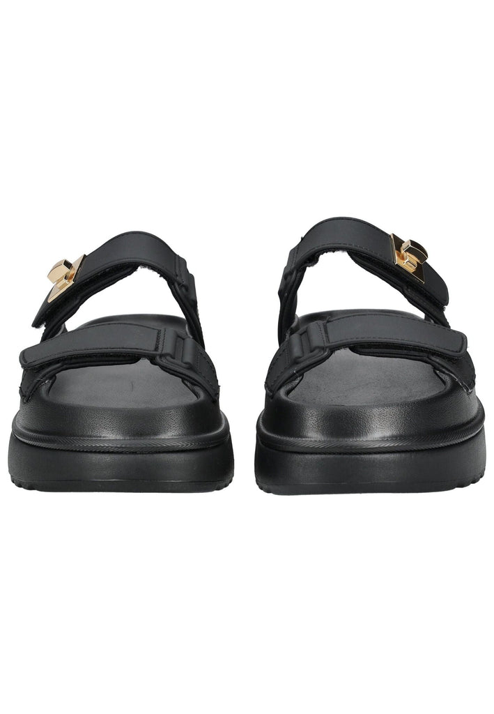 Steve Madden Pantoletten Lederimitat Schwarz - surf4shoes