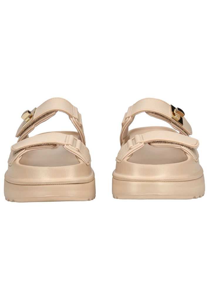 Steve Madden Pantoletten Lederimitat Natur - surf4shoes