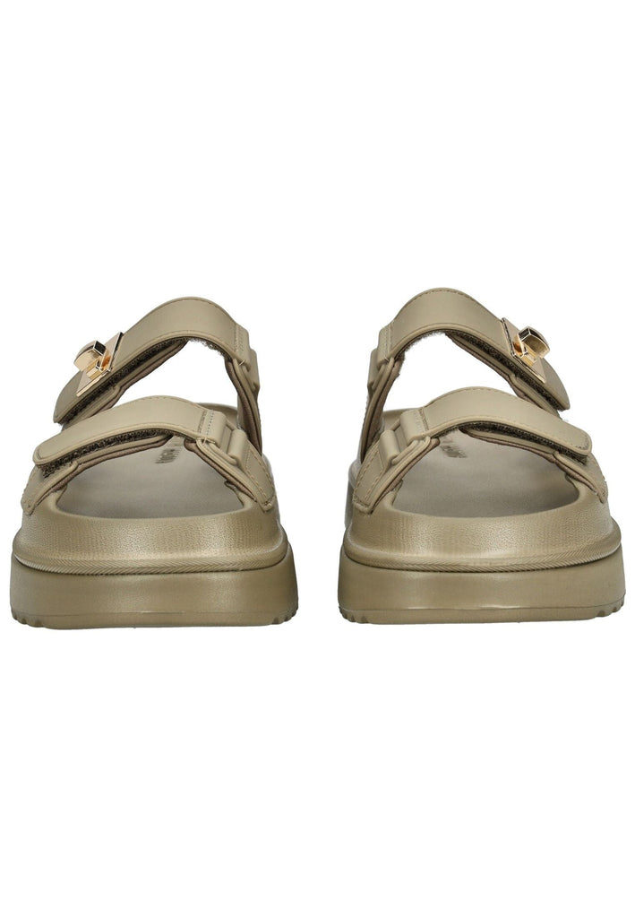 Steve Madden Pantoletten Lederimitat Olive - surf4shoes