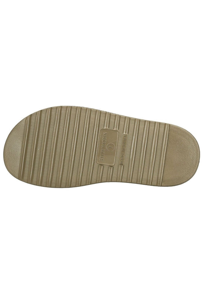 Steve Madden Pantoletten Lederimitat Olive - surf4shoes