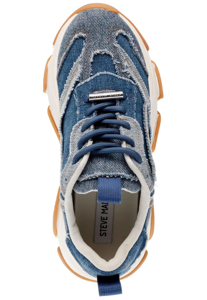 Steve Madden Sneaker Lederimitat/Textil Denim - surf4shoes