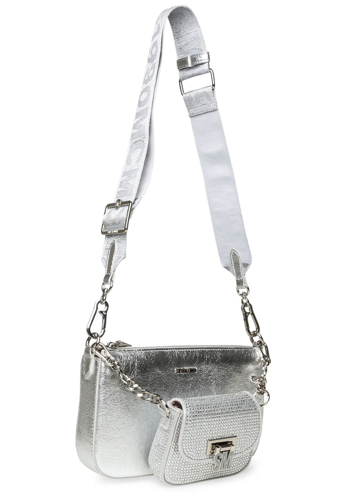 Steve Madden Taschen Lederimitat Silber - surf4shoes
