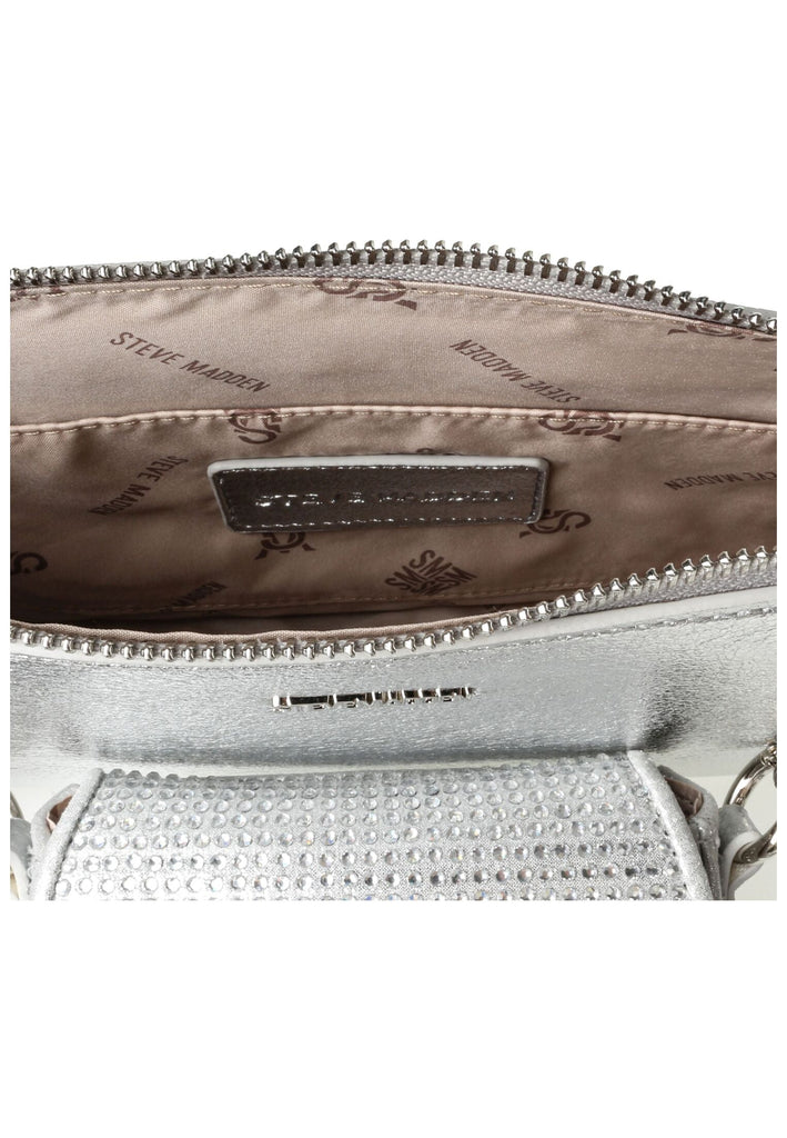 Steve Madden Taschen Lederimitat Silber - surf4shoes