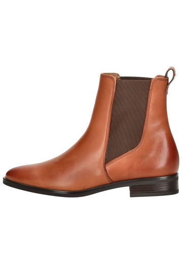Paul Green Stiefelette Leder/Textil Cognac - surf4shoes