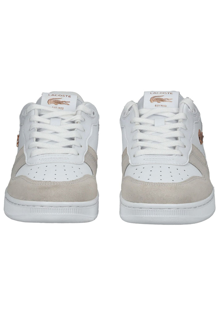 Lacoste Sneaker Leder/Synthetik Weiß/Pink - surf4shoes