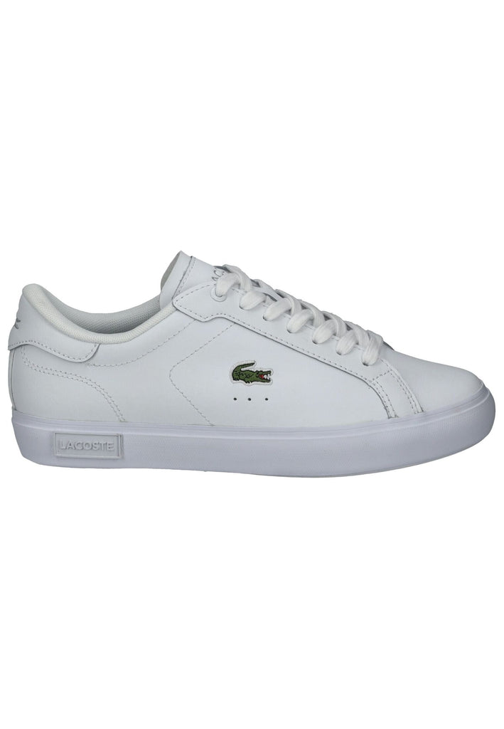 Lacoste Sneaker Lederimitat Weiß/Weiß - surf4shoes