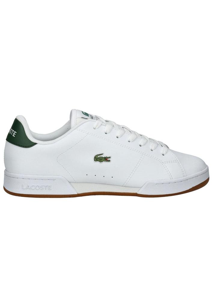 Lacoste Sneaker Leder/Textil Weiß/Grün - surf4shoes