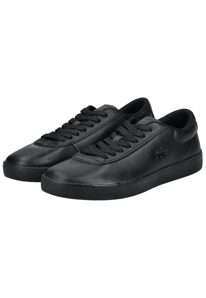 Lacoste Sneaker Veloursleder Schwarz/Schwarz - surf4shoes