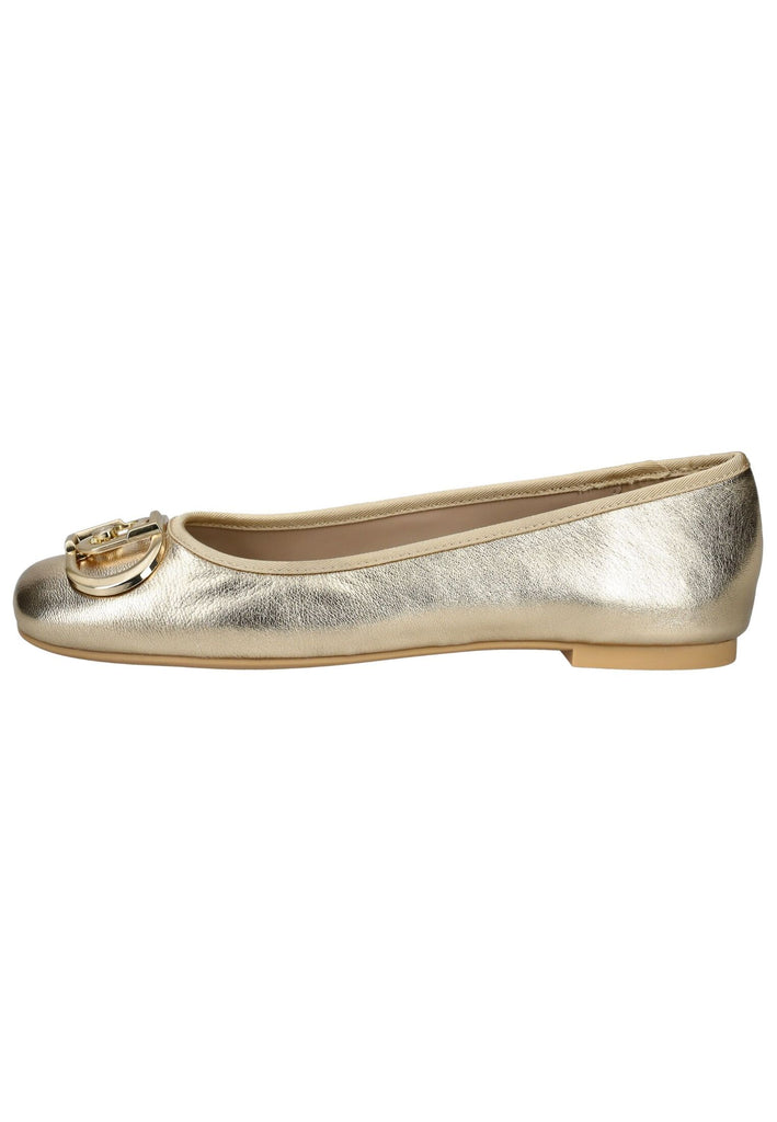 Liu Jo Ballerinas Leder Gold - surf4shoes
