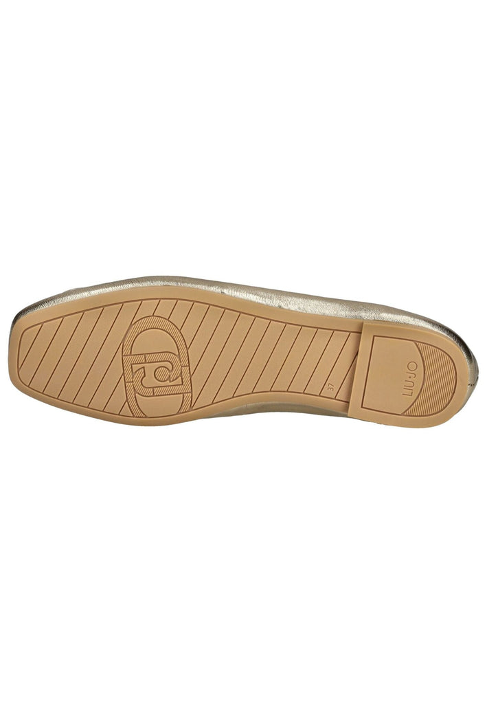 Liu Jo Ballerinas Leder Gold - surf4shoes