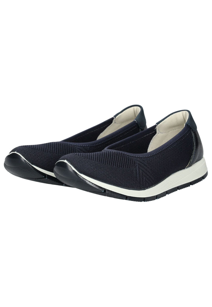 IMAC Ballerinas Lederimitat/Textil Blau/Weiß - surf4shoes