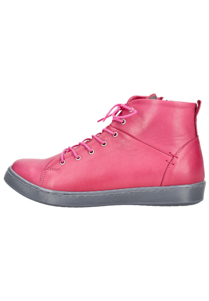 Andrea Conti Stiefelette Leder Pink - surf4shoes