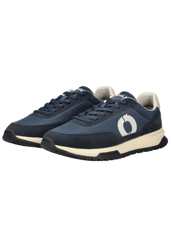 Ecoalf Sneaker Textil Navy/Weiß - surf4shoes