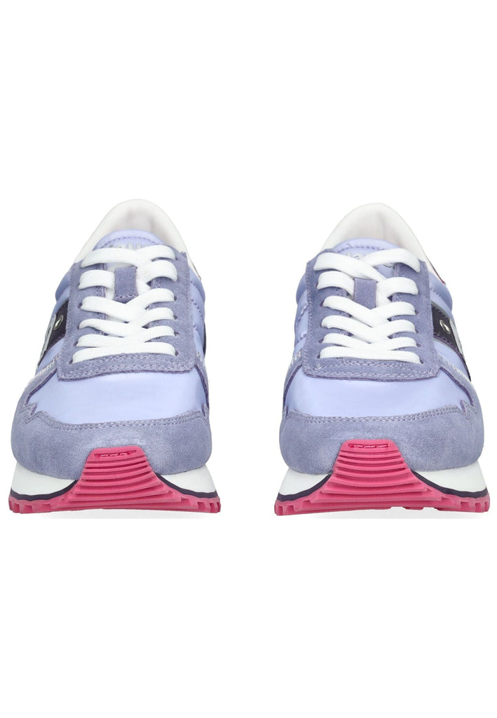 Blauer Sneaker Veloursleder/Textil Lila - surf4shoes
