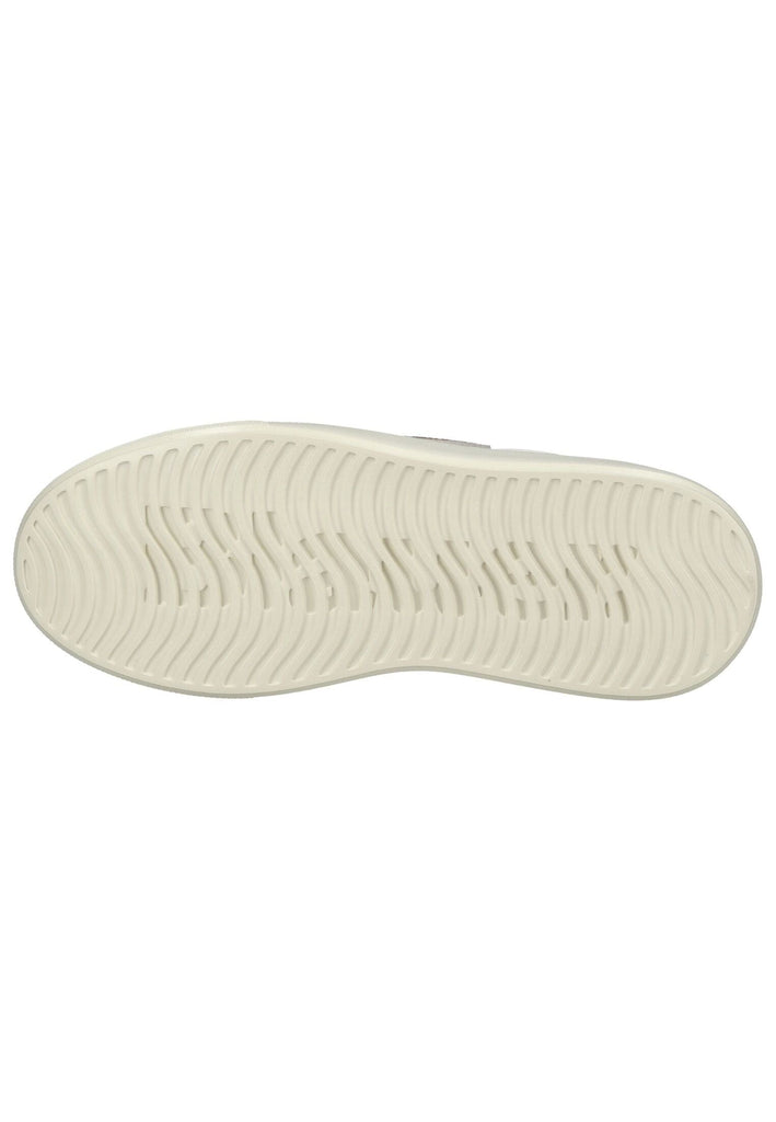 Blauer Sneaker Leder Cream - surf4shoes