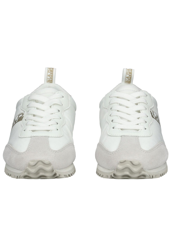 Napapijri Sneaker Leder/Textil Weiß/Gold - surf4shoes