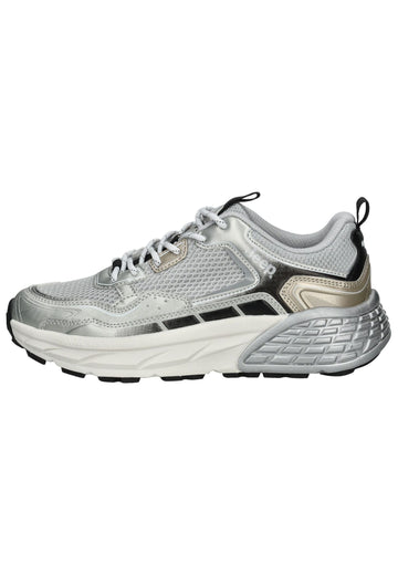 JEEP Sneaker Lederimitat/Textil Silber - surf4shoes