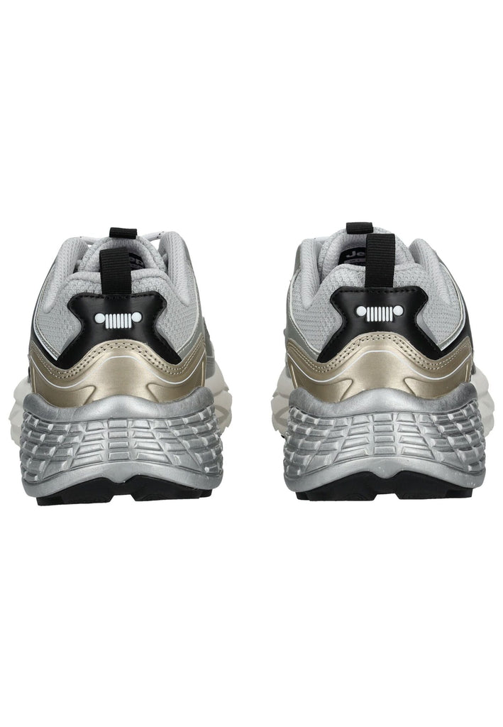 JEEP Sneaker Lederimitat/Textil Silber - surf4shoes