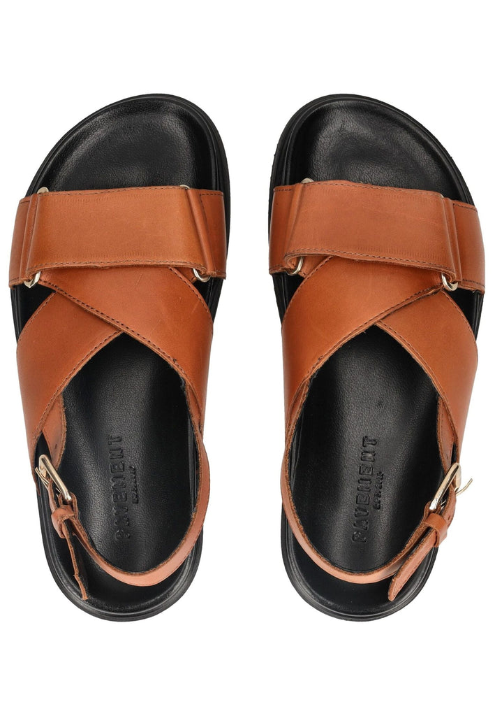 Pavement Sandalen Leder Tan - surf4shoes