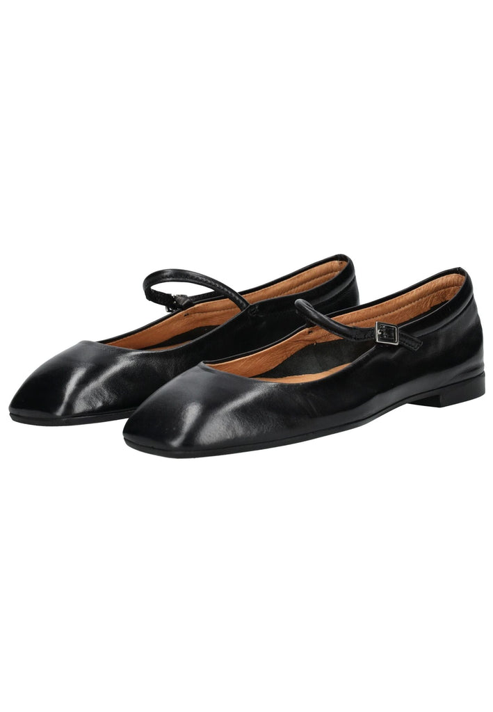 Pavement Ballerinas Leder Schwarz - surf4shoes