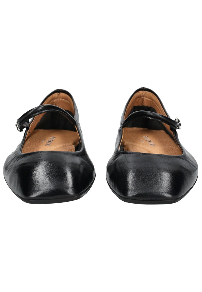 Pavement Ballerinas Leder Schwarz - surf4shoes