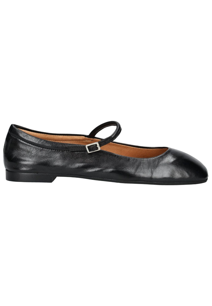 Pavement Ballerinas Leder Schwarz - surf4shoes