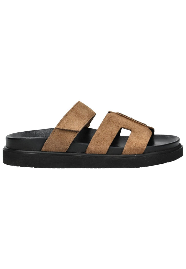 Pavement Pantoletten Leder Taupe - surf4shoes