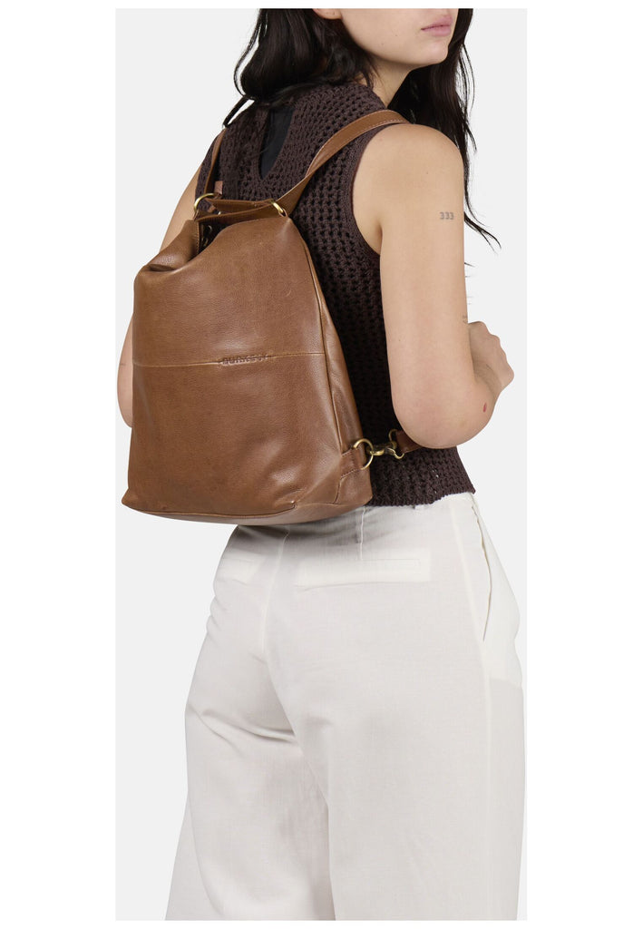 BURKELY Taschen Leder Cognac - surf4shoes
