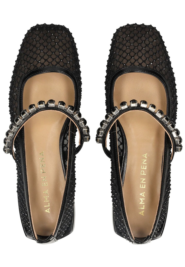 ALMA EN PENA Ballerinas Textil Schwarz - surf4shoes