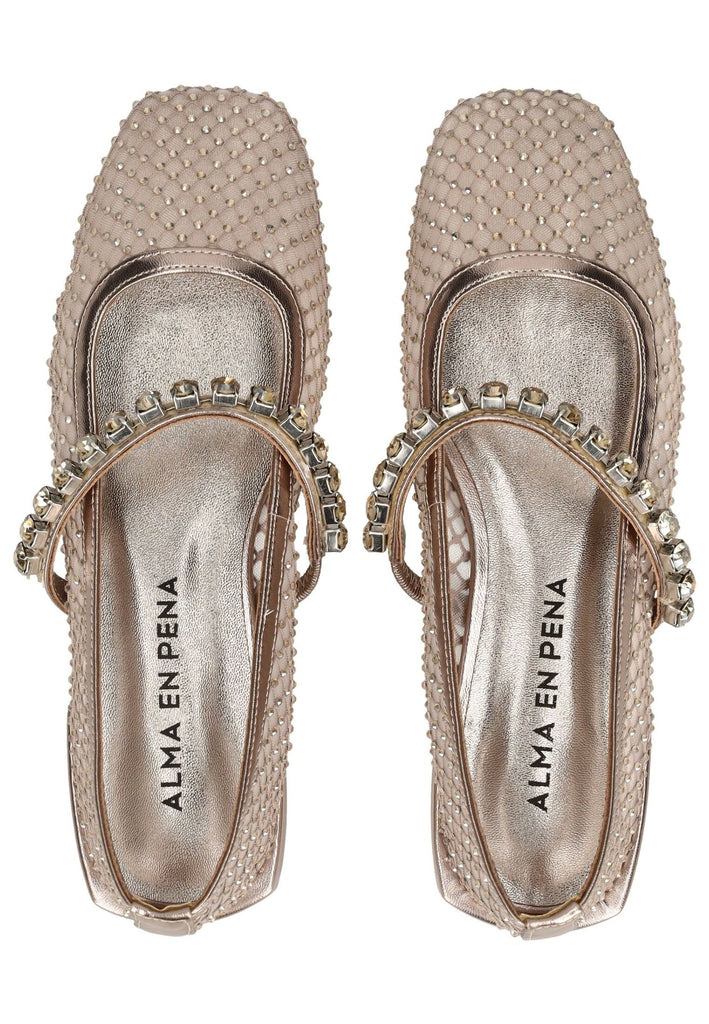 ALMA EN PENA Ballerinas Textil Bronze - surf4shoes