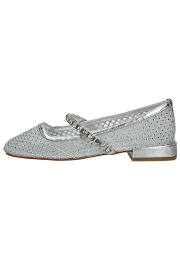 ALMA EN PENA Ballerinas Textil Silber - surf4shoes