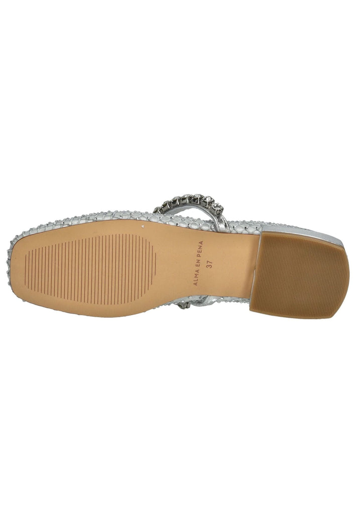 ALMA EN PENA Ballerinas Textil Silber - surf4shoes