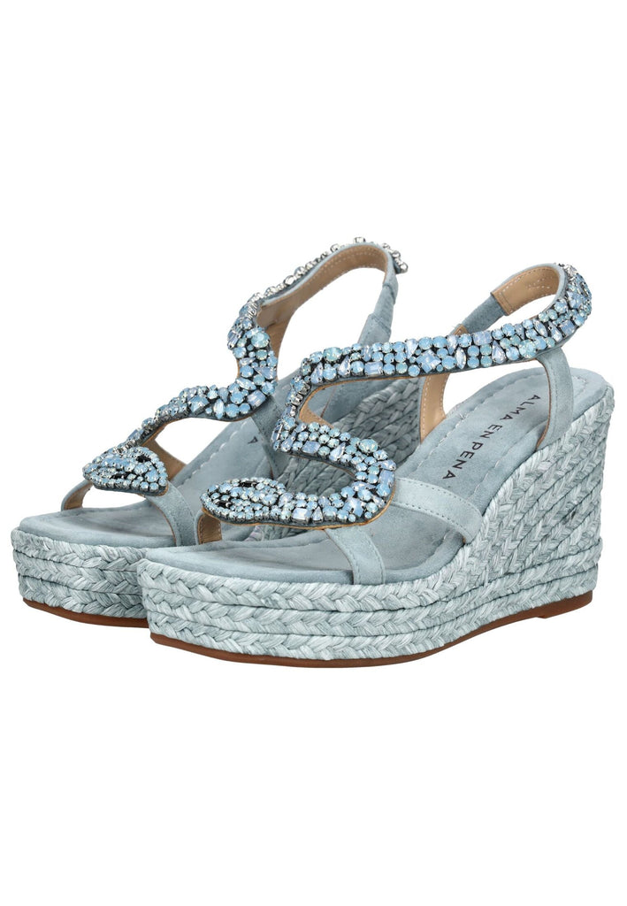 ALMA EN PENA Sandalen Leder/Textil Jeans - surf4shoes