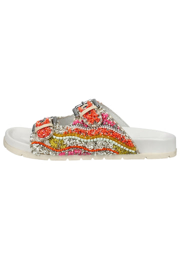 ALMA EN PENA Pantoletten Lederimitat Coral - surf4shoes