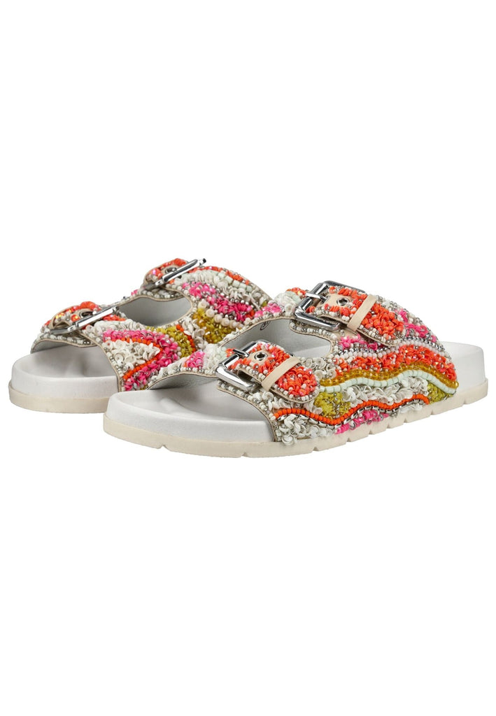 ALMA EN PENA Pantoletten Lederimitat Coral - surf4shoes