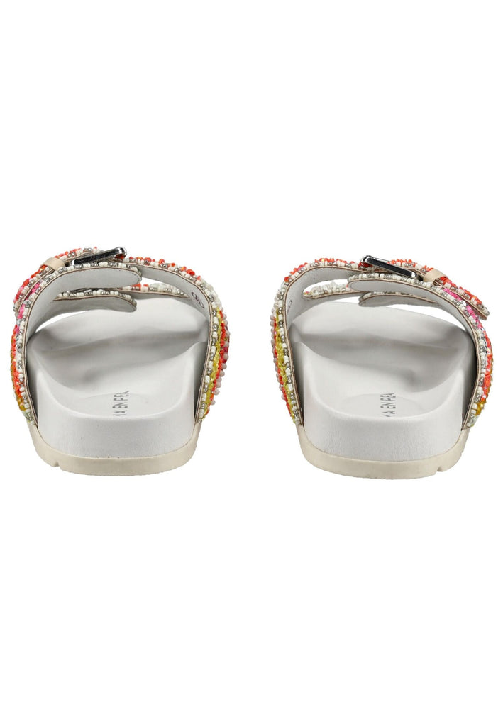 ALMA EN PENA Pantoletten Lederimitat Coral - surf4shoes