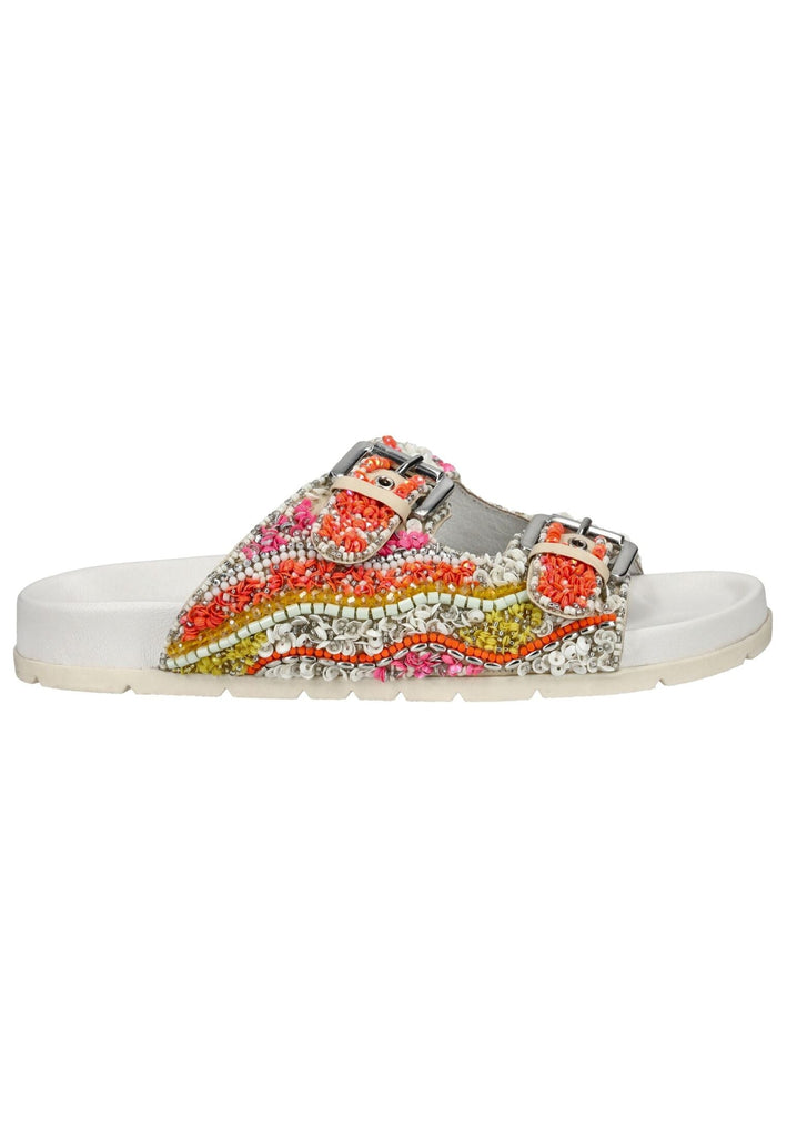 ALMA EN PENA Pantoletten Lederimitat Coral - surf4shoes