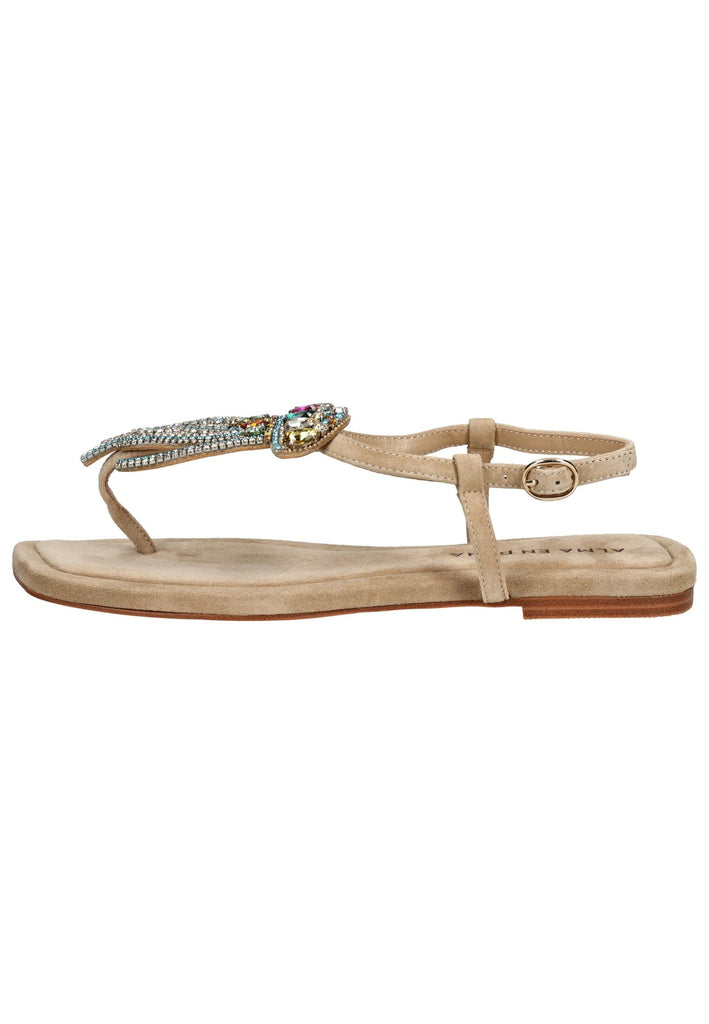 ALMA EN PENA Zehensteg Leder Sand - surf4shoes