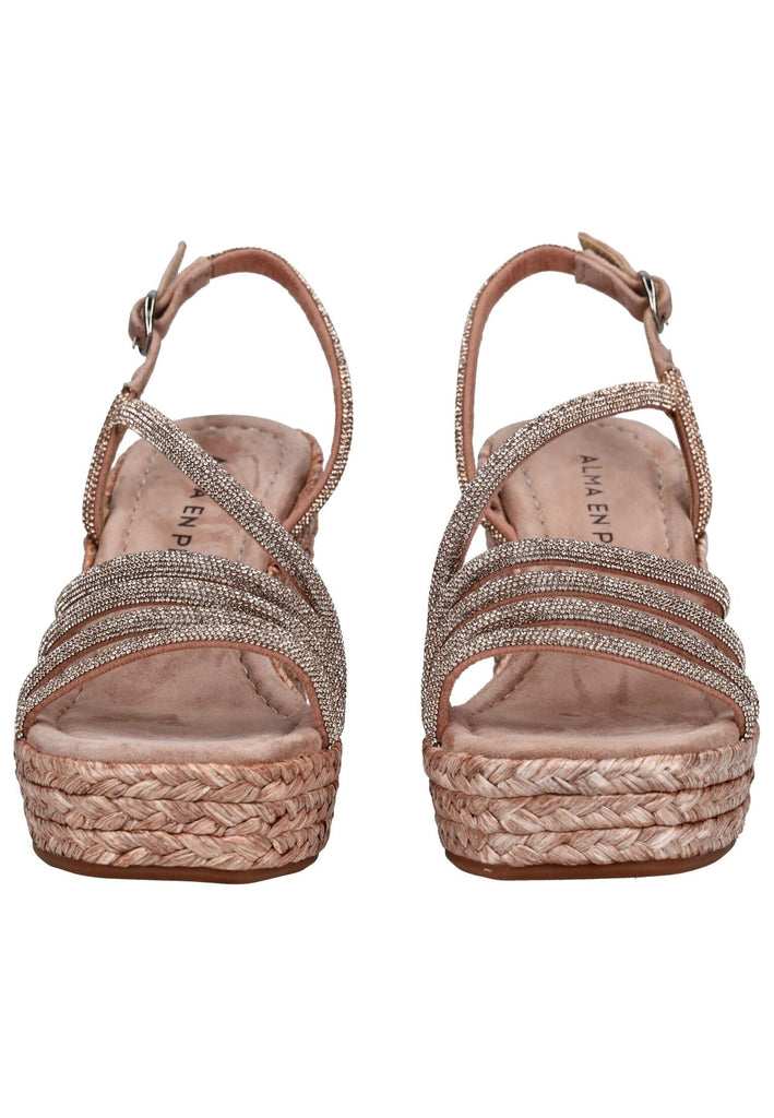 ALMA EN PENA Sandalen Textil Pink - surf4shoes